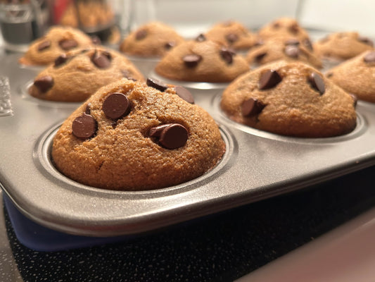 Nathalie Lesage's Chocolate Chips Muffins Made With Freshly Milled Flour