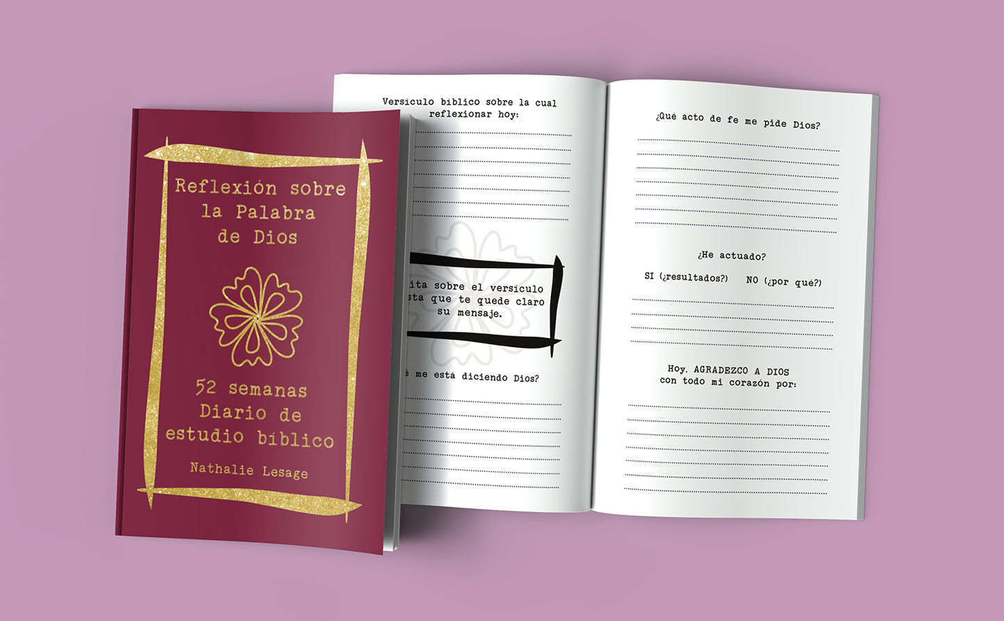 Reflexión sobre la Palabra de Dios: 52 semanas Diario de estudio bíblico
